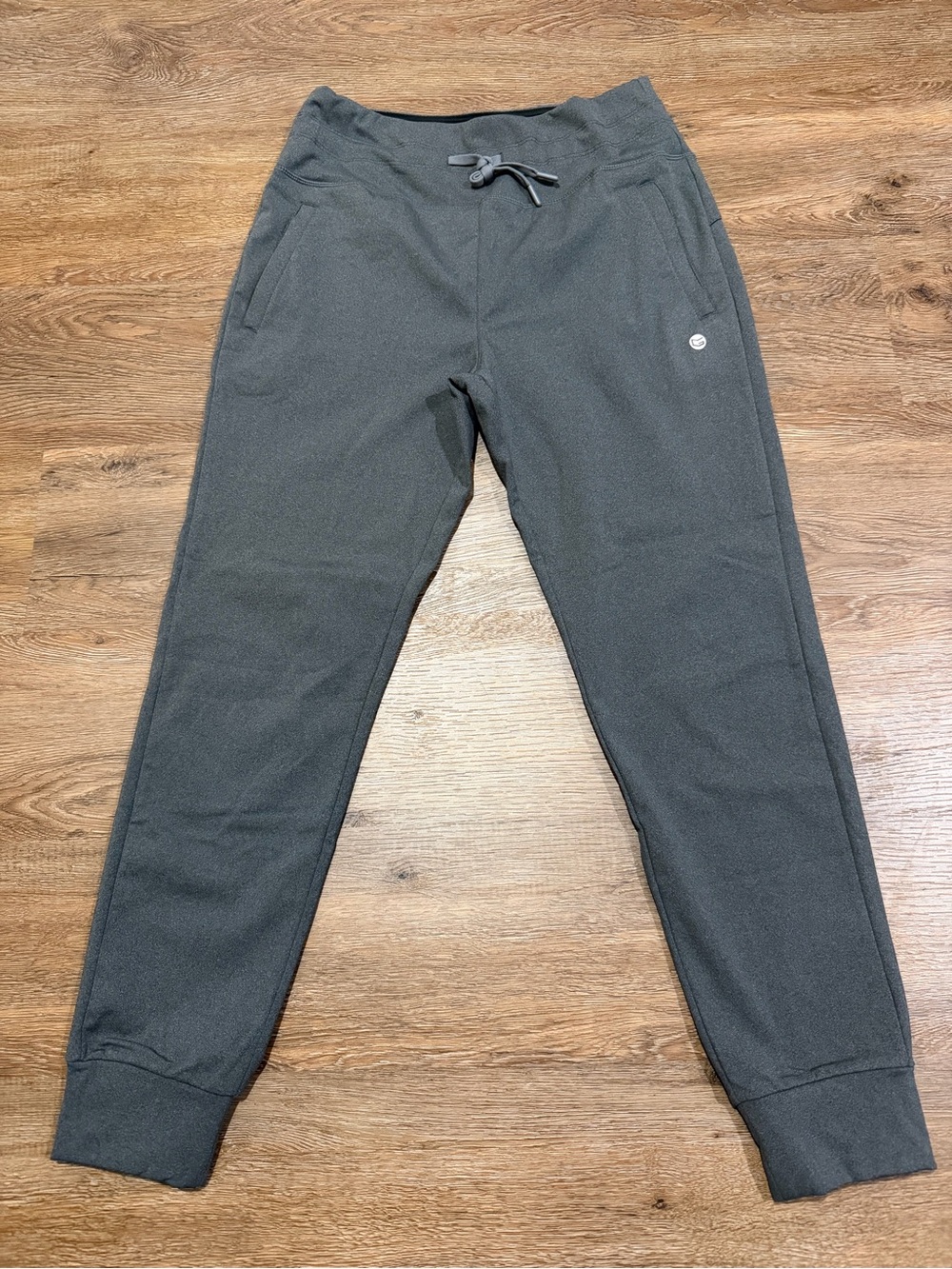 Gradual High-Waist Drawstring Active Joggers in Charcoal - Picture 4 of 11